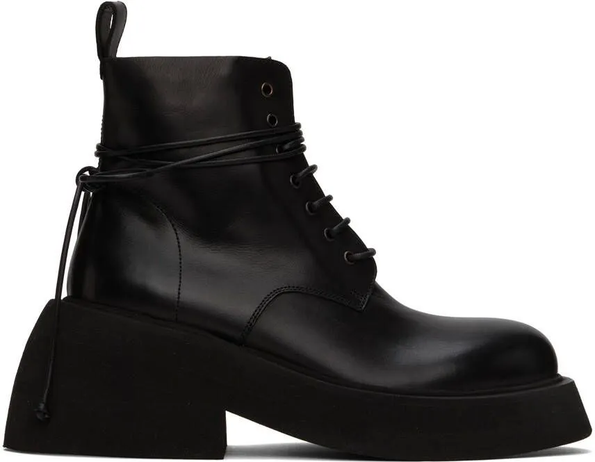 Marsèll Black Microne Ankle Boots