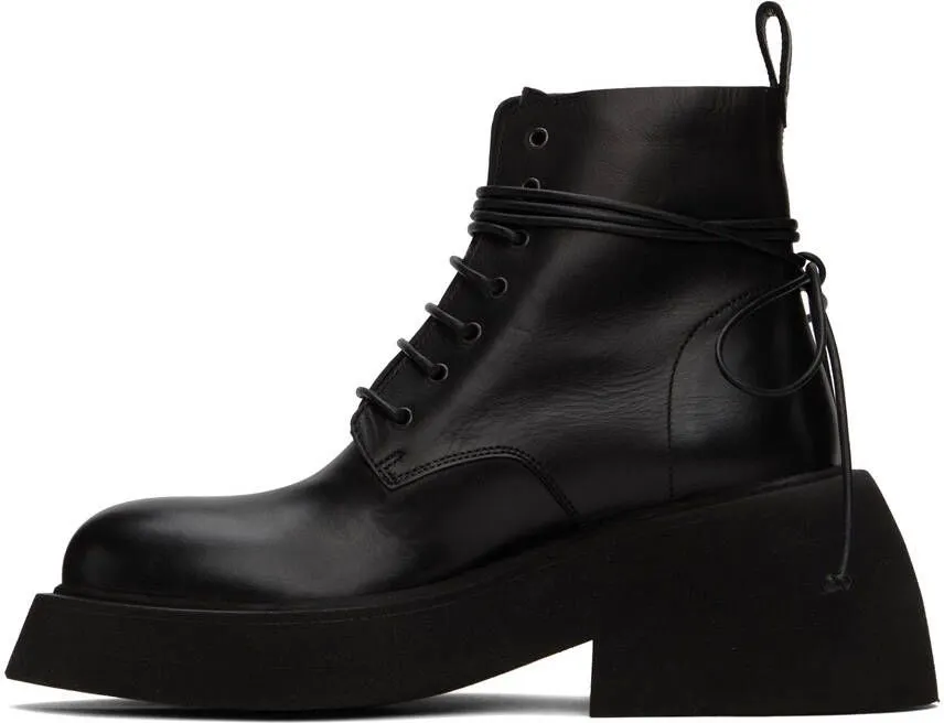 Marsèll Black Microne Ankle Boots