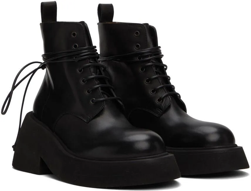 Marsèll Black Microne Ankle Boots