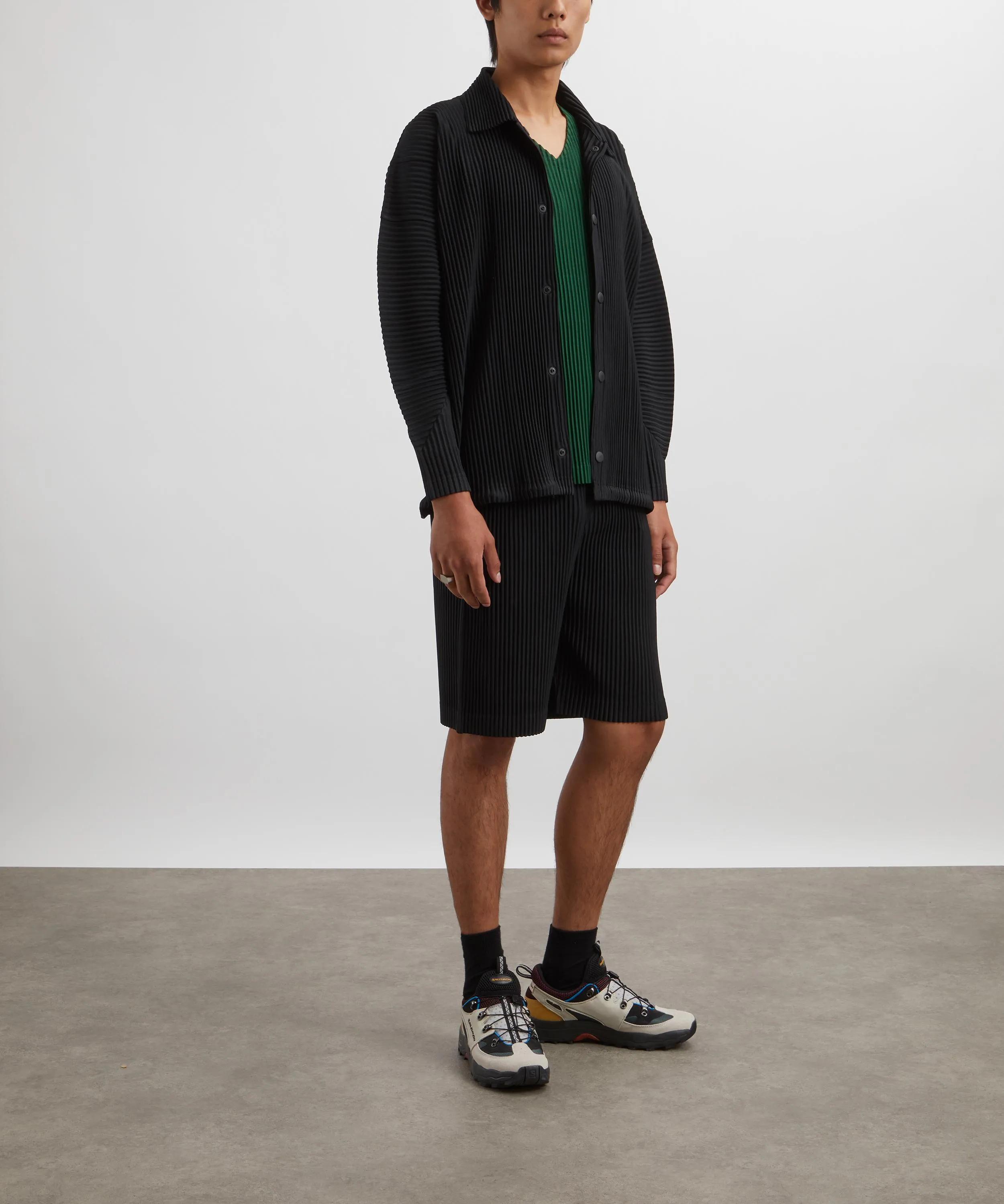 MC AUGUST Black Pleated Jacket