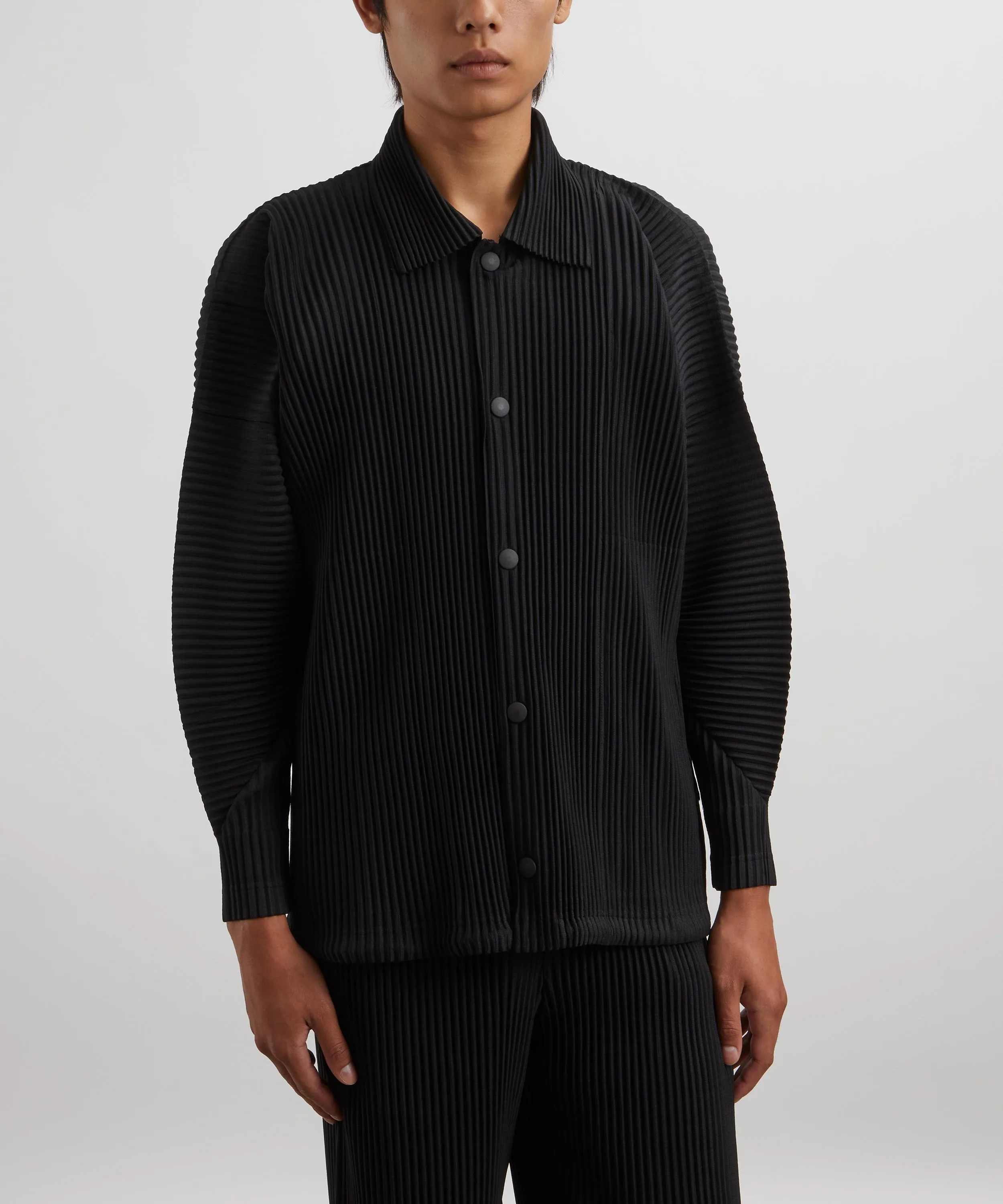 MC AUGUST Black Pleated Jacket