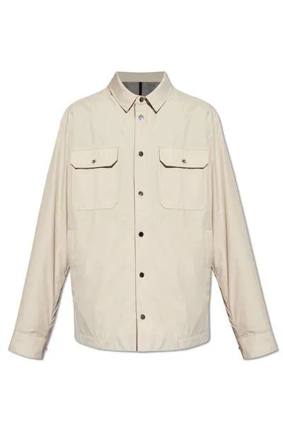 MONCLER Light Gray Men's Shirt Jacket for SS24