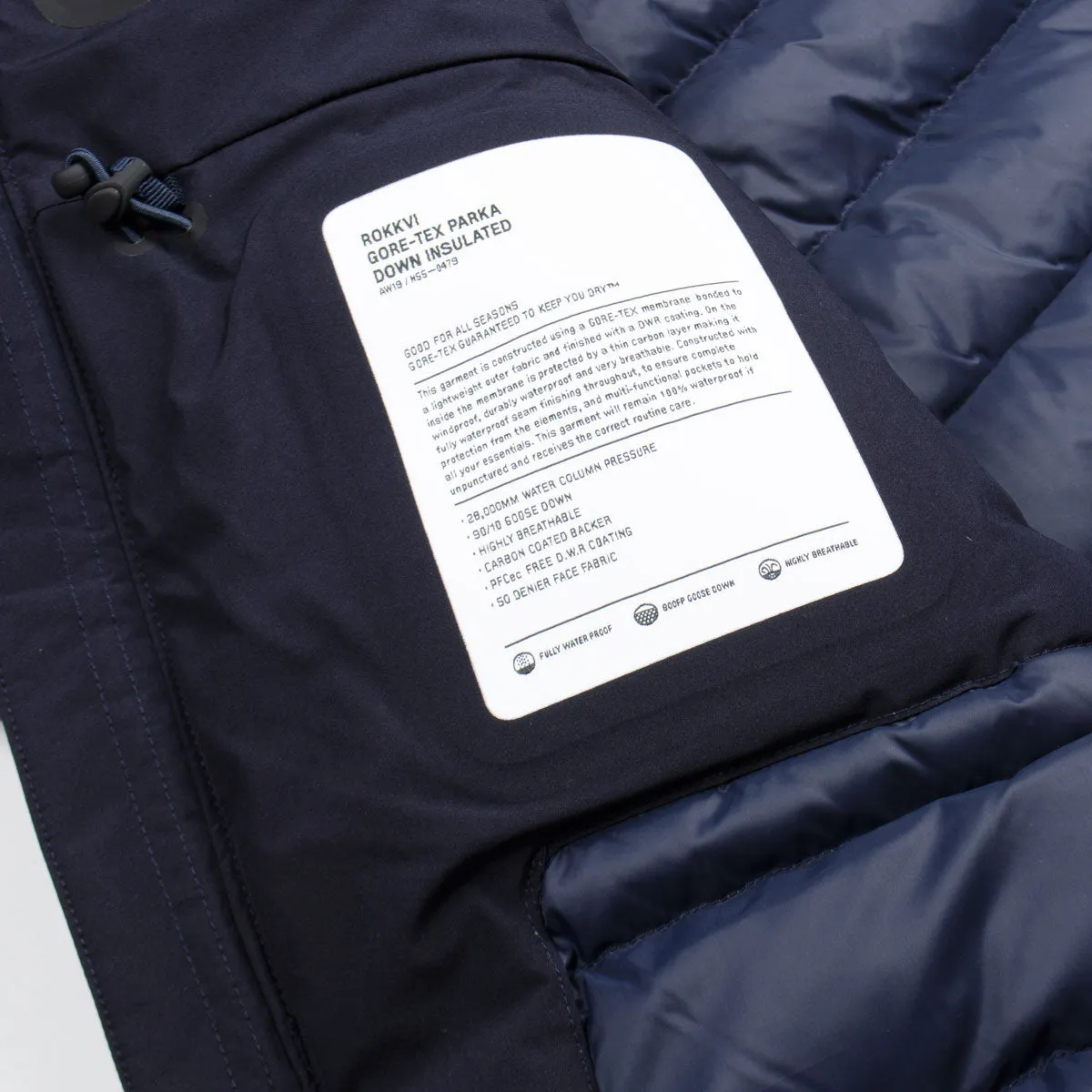 Norse Projects - Rokkvi 5.0 Gore-Tex Parka - Dark Navy