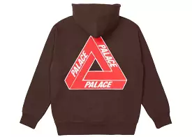 Palace Tri-Chenille Hood (FW21) Brown