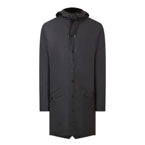 RAINS Long Jacket Unisex - Black