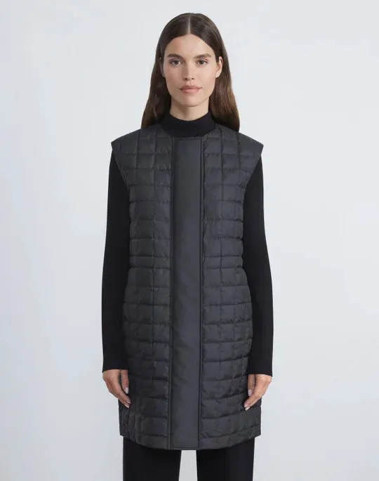 RECYCLED POLY QUILTED REVERSIBLE VEST