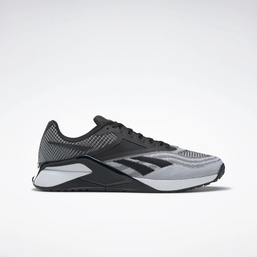 Reebok Mens Nano X2 Training Shoes-Core Black/White/Pure Grey