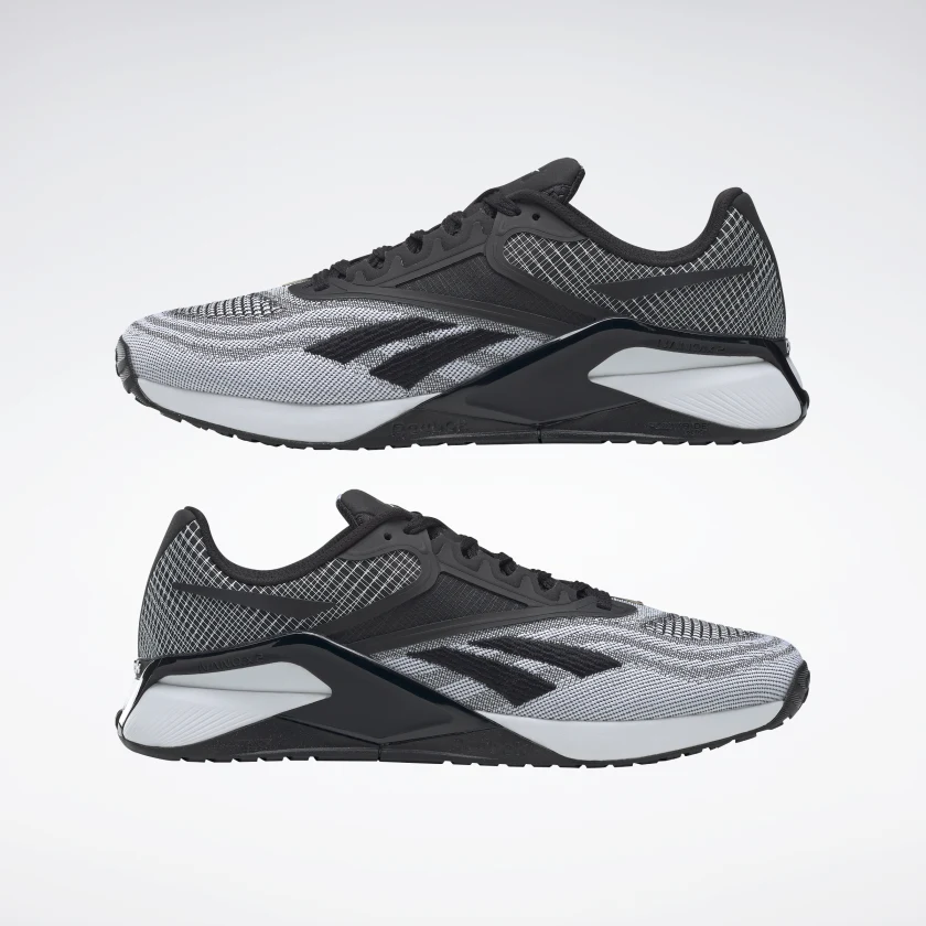 Reebok Mens Nano X2 Training Shoes-Core Black/White/Pure Grey