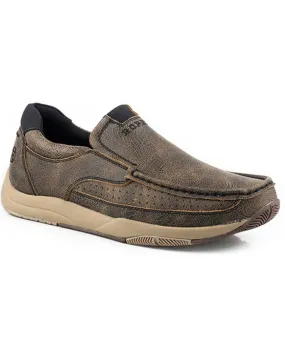 Roper Men's Ulysses Slip-On Casual Swifter Shoes - Moc Toe