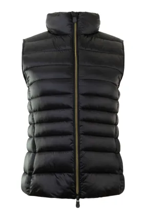 Save The Duck Lynn Puffer Vest in Ebony Grey