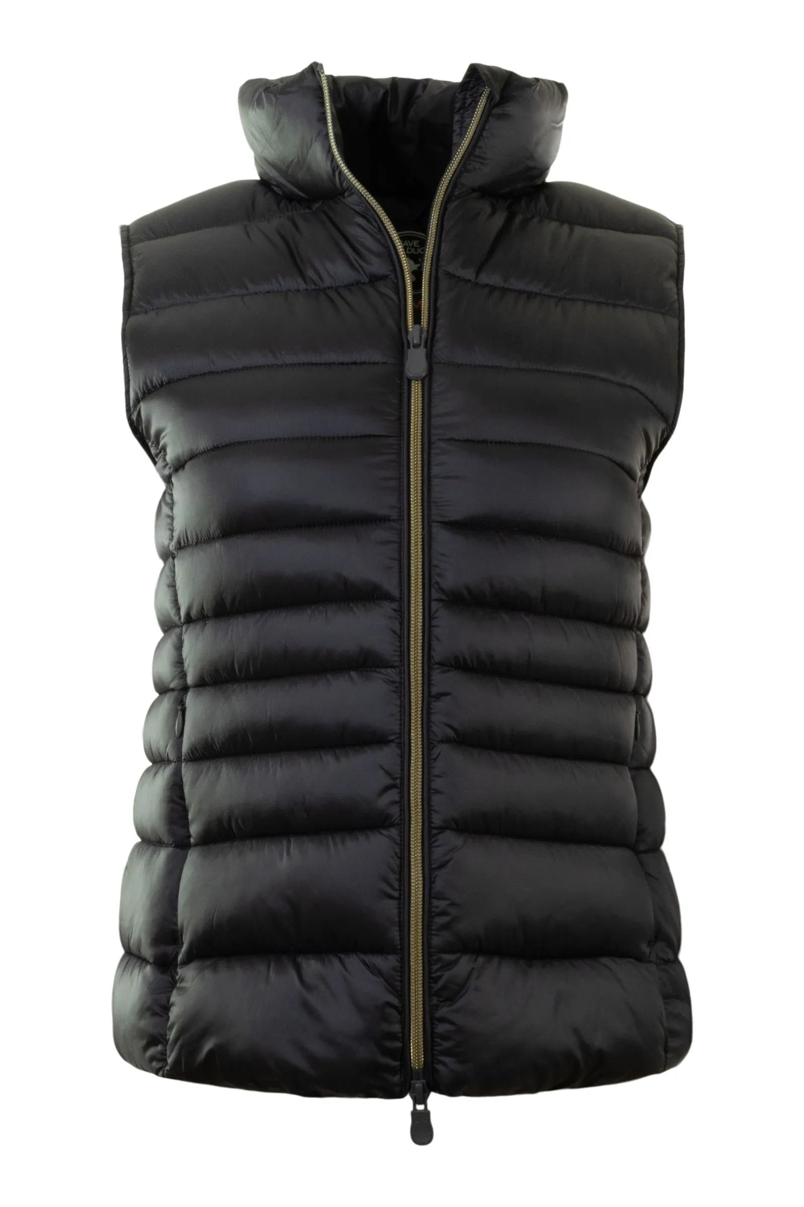 Save The Duck Lynn Puffer Vest in Ebony Grey