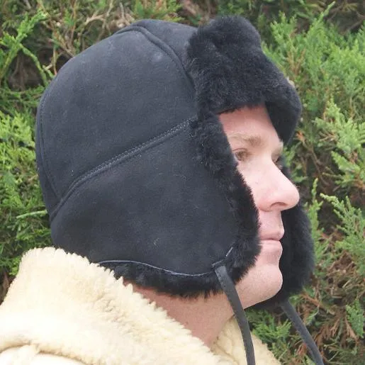 Sheepskin Mountie Trapper Hat