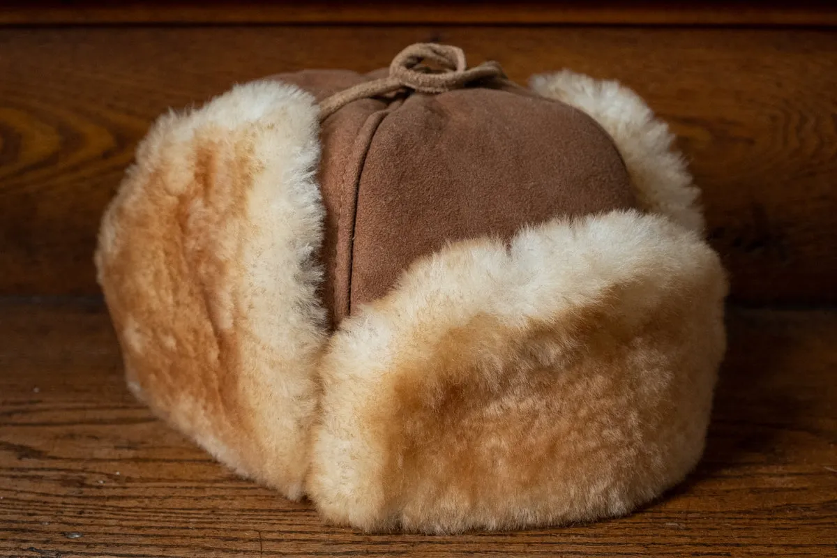 Sheepskin Mountie Trapper Hat