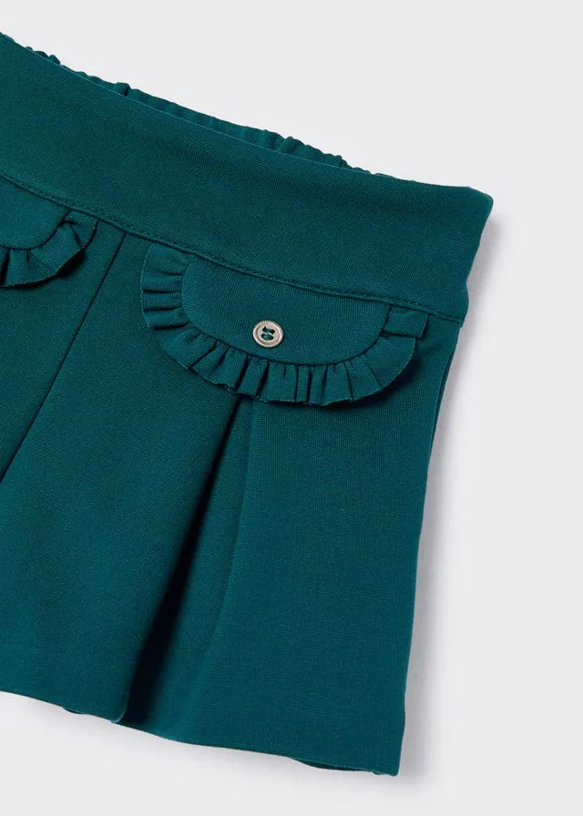 Skort for baby girl - Duck Green