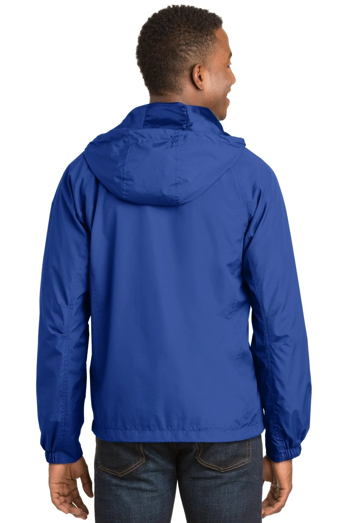 Sport-Tek Hooded Raglan Jacket JST73 True Royal