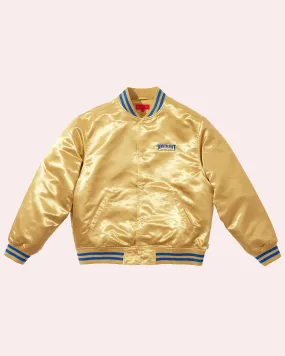 Supremely Thrasher Satin Varsity Jacket - William Jacket