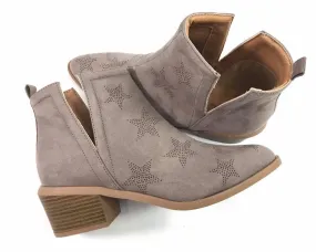 taupe star bootie