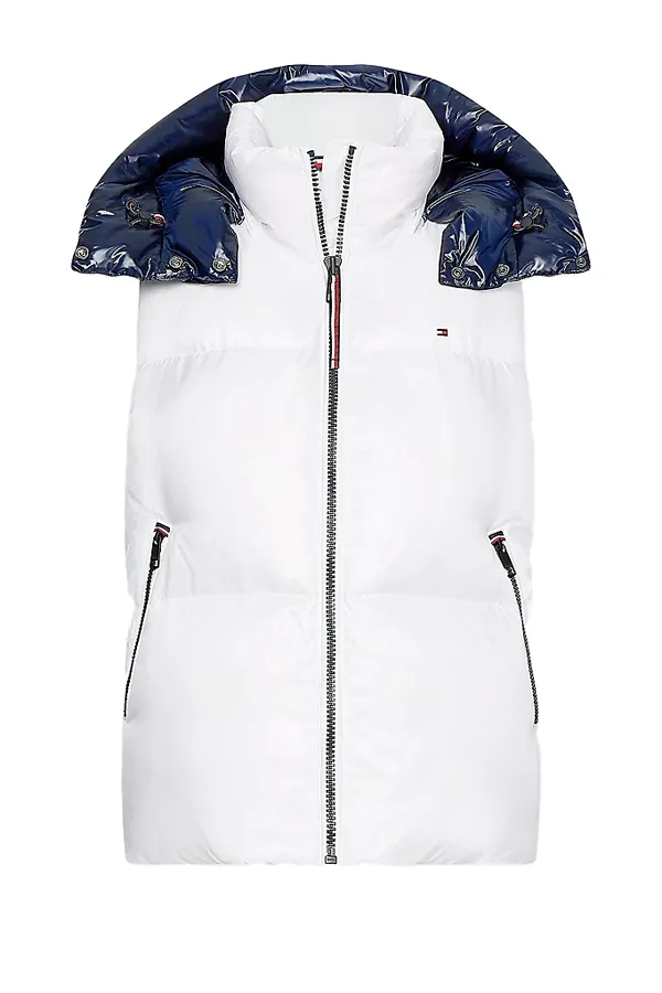 Tommy Hilfiger Women Puffer Vest White