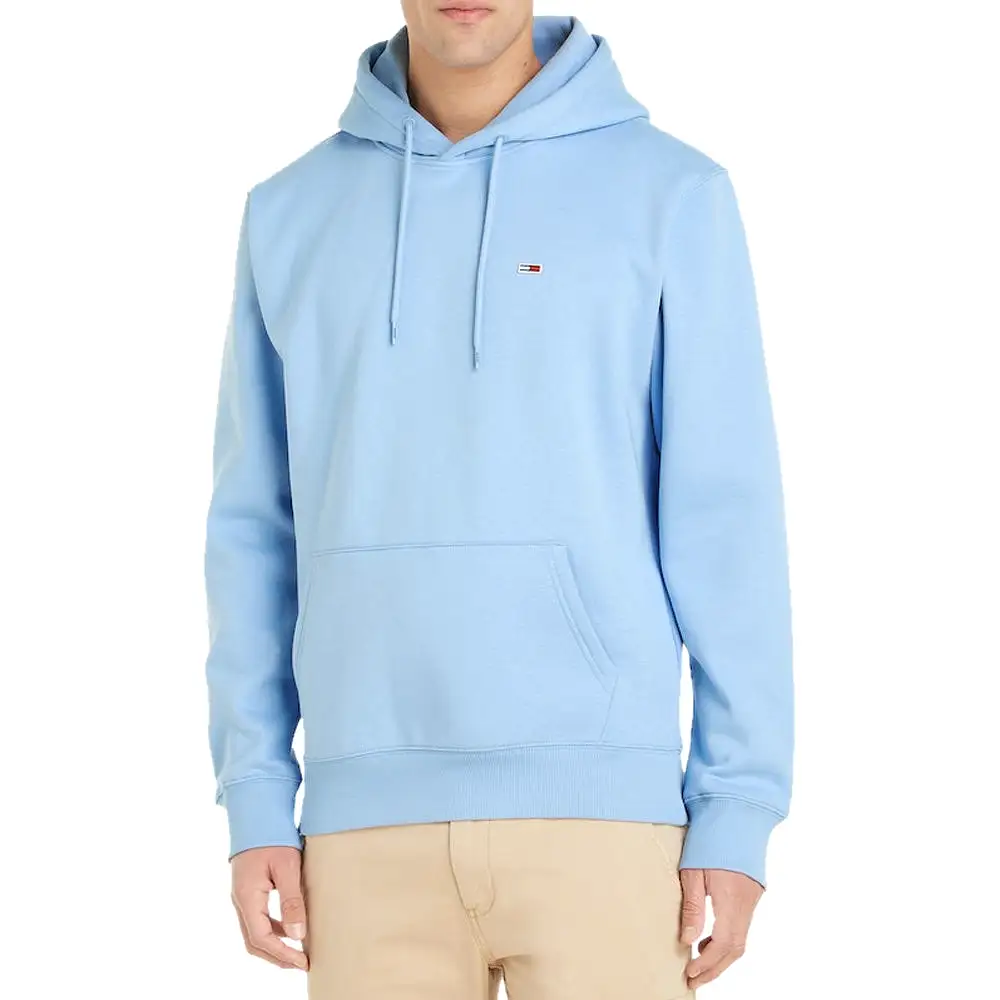 Tommy Jeans Regular Fleece Hood - Moderate Blue