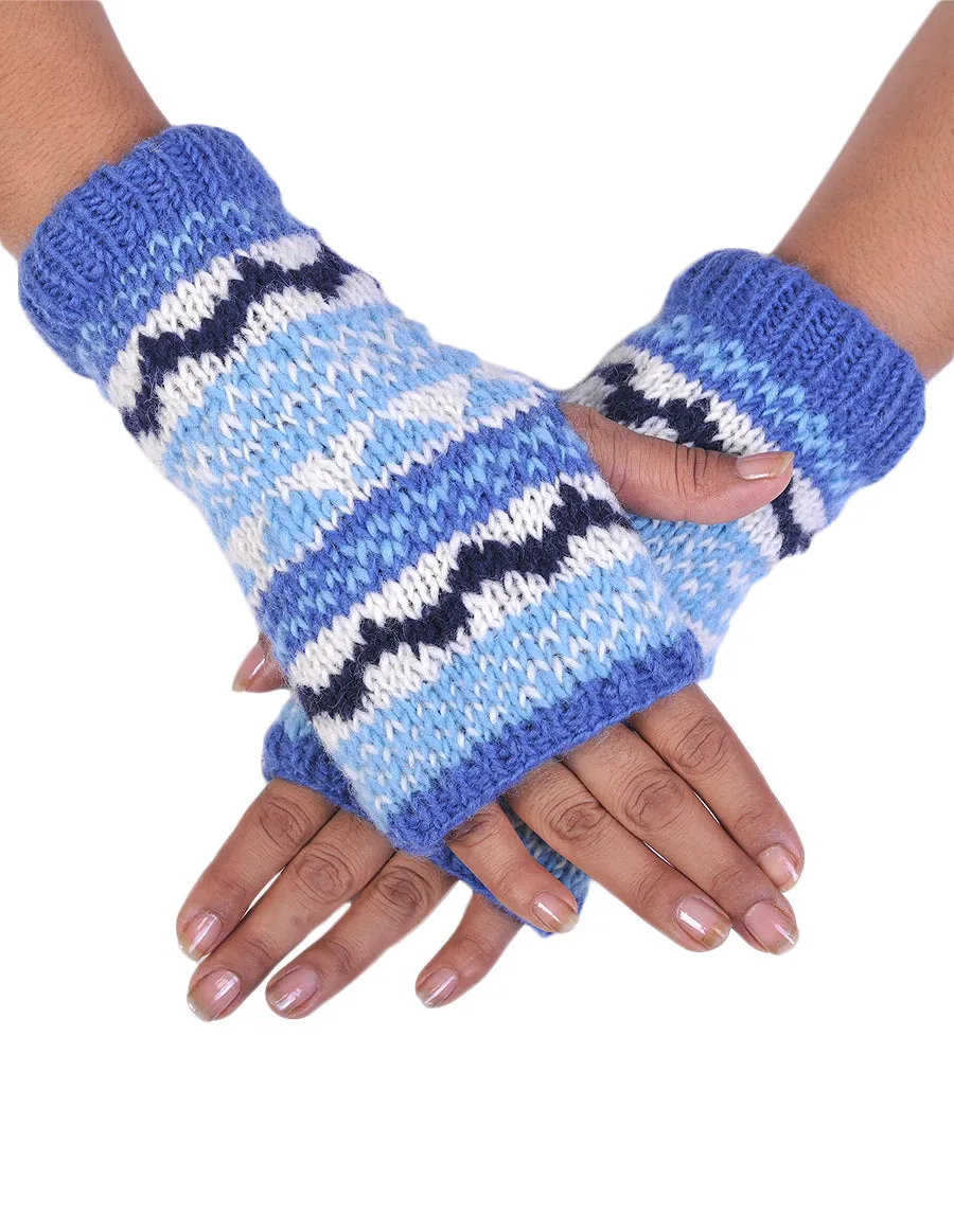 Tribal Knitted Woolen Handwarmer