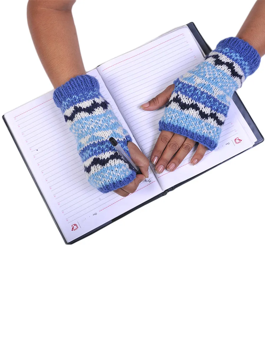 Tribal Knitted Woolen Handwarmer