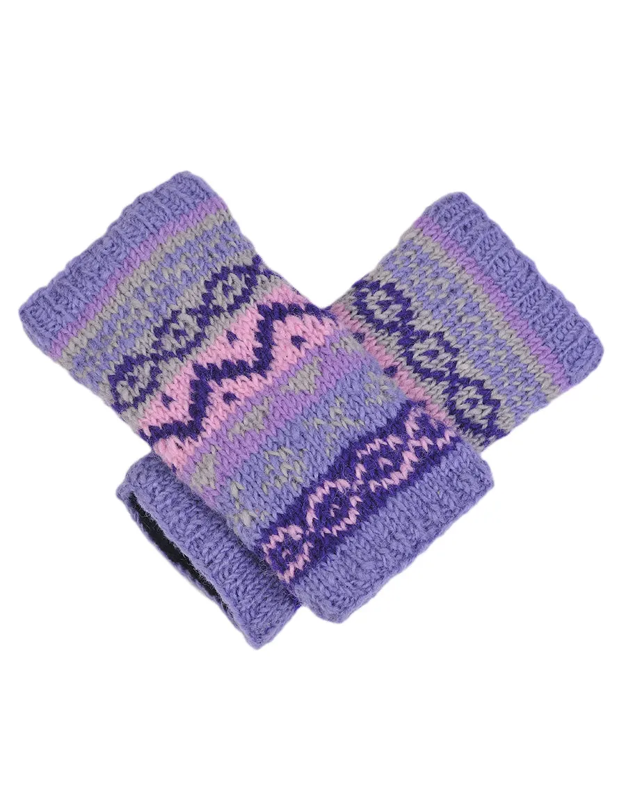 Tribal Knitted Woolen Handwarmer