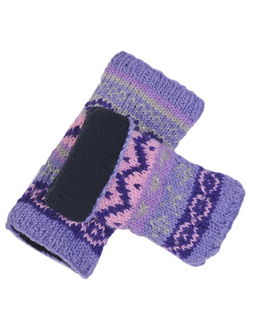 Tribal Knitted Woolen Handwarmer