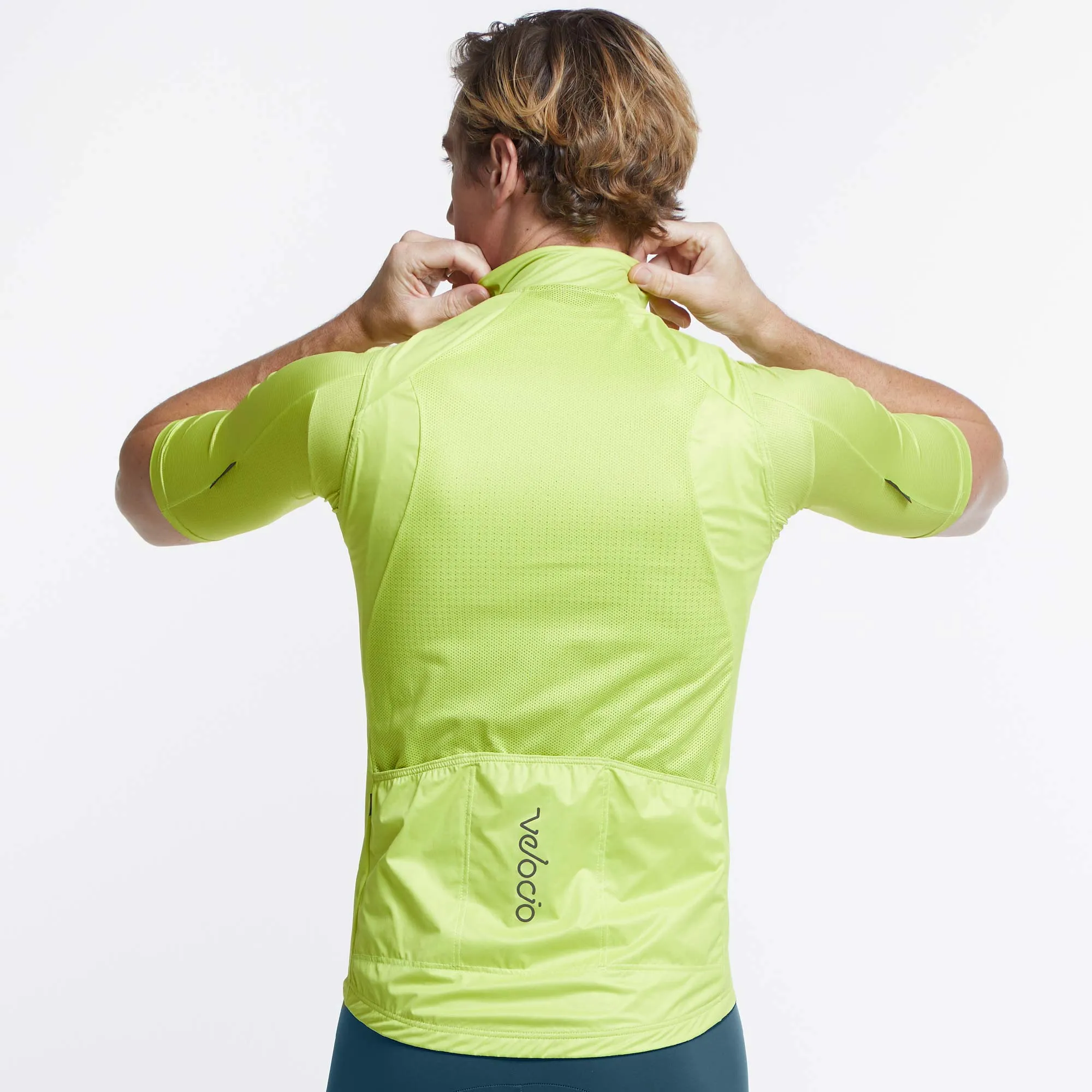 VELOCIO MENS WIND VEST CITRON